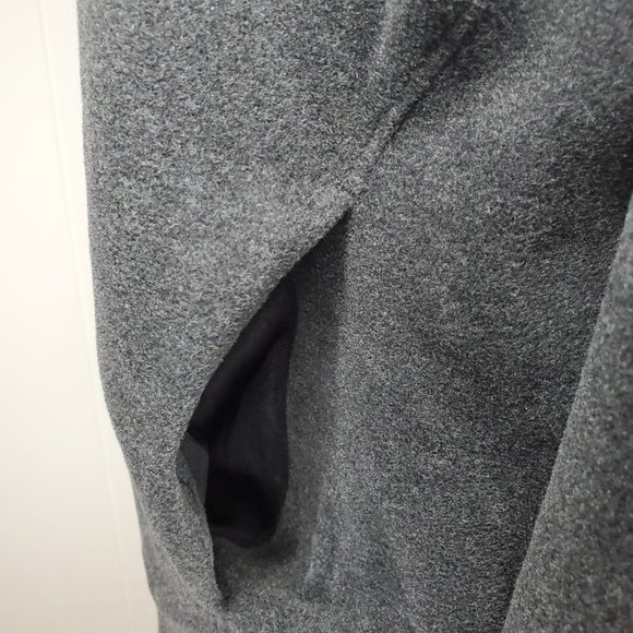 Lululemon Go Forward Pullover Wm's Size 6 Heathered Core Black Fleece Sweater - Picture 7 of 11